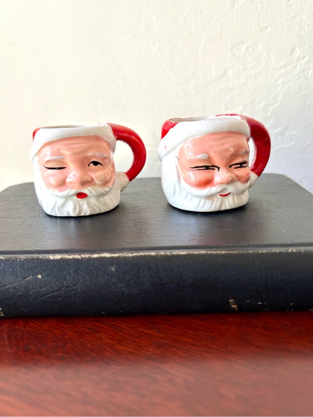 Vintage Winking Santa ceramic mini mugs
Midcentury Modern